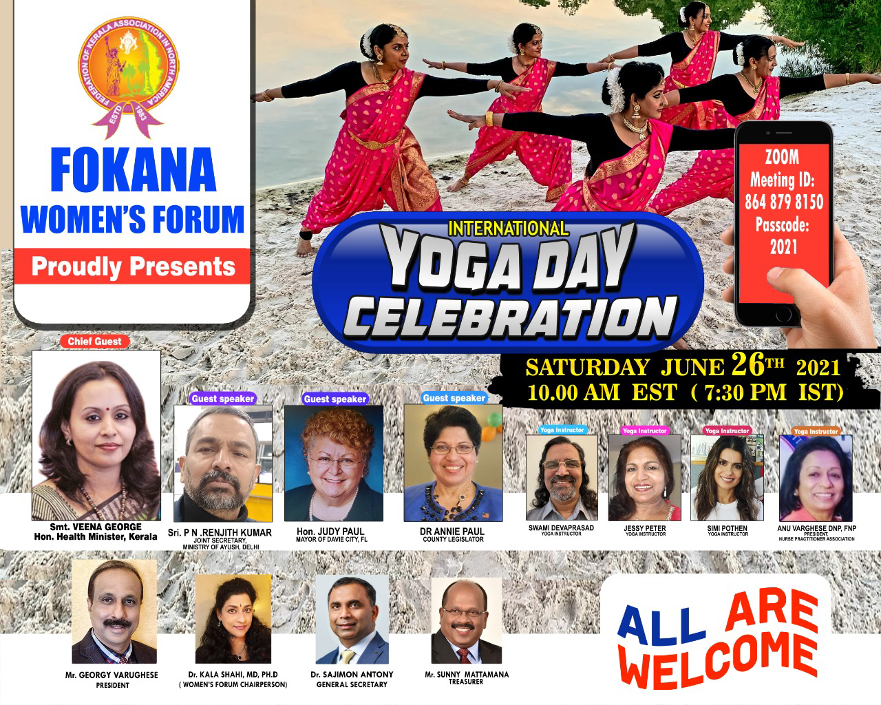 Womens Forum Yoga celebration