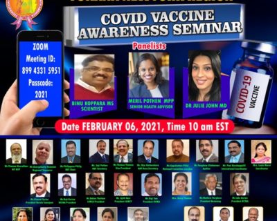 COVID Vaccine Awareness Seminar New York