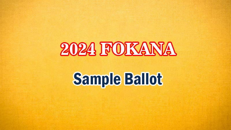 Fokana Election 2024